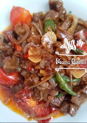 Foto resep Daging asam manis pedas