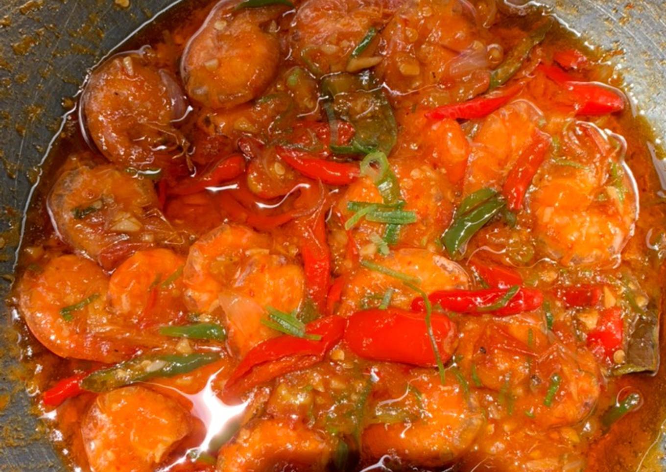 Udang saus padang