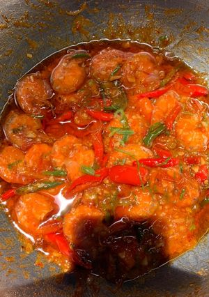 Foto resep Udang saus padang