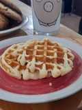 Waffles de almendra y coco