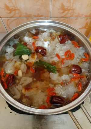 Foto resep Peach gum dessert