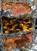 Meatloaf with Carrots and Potato's