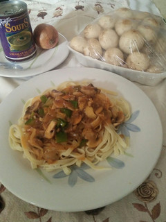 Foto resep Fettuccine saos krim jamur