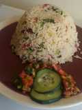Stir fried rice with nyamabite