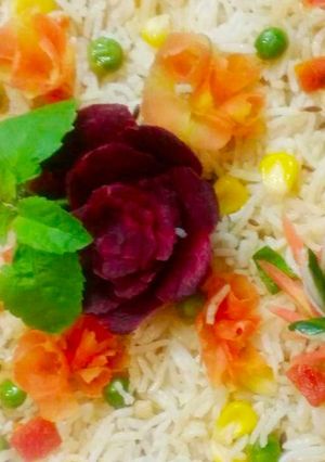 A picture of Vegetables Corn Pulav.