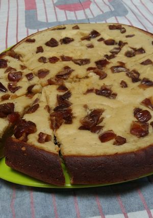 Foto resep Bolu pisang topping kurma