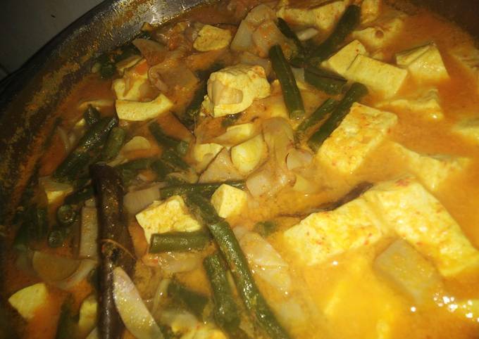 Cara Bikin Sayur Lodeh (nangka muda+kacang panjang+tahu) 🙏🤤 Irit Untuk Jualan