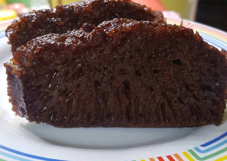 macam membuat Bolu Caramel / Bolu Sarang Semut yang puas
