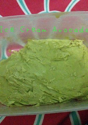 Foto resep Ice cream avocado