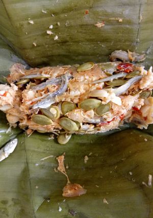 Foto resep Botok tempe,teri dan lamtoro (pete cina)