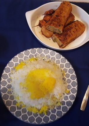 عکسی از دستور رولت مرغ