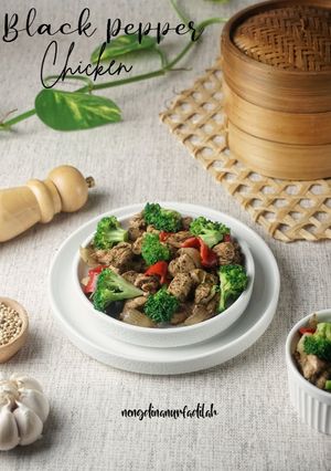 Foto resep Black Pepper Chicken / Ayam Lada Hitam / Fillet Ayam