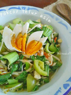 Foto resep Tumis pokcoy telur asin