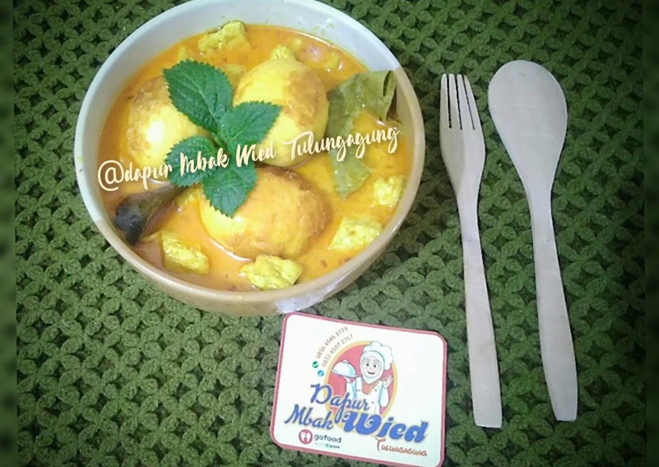 27. Telor Tahu Bumbu Bali Gak Pedas