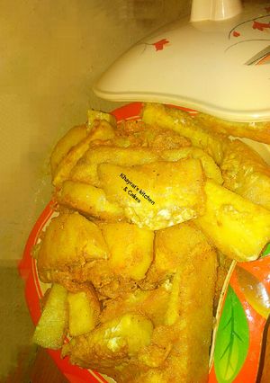 A picture of Golden yam recipe.