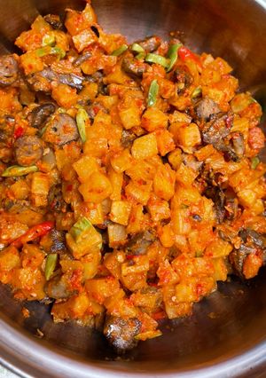 Foto resep Sambel goreng kentang ati