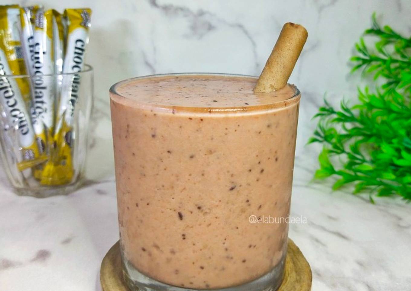 Cara Gampang Menyiapkan Smoothies Pepaya Susu Coklat Chocolatos yang
Enak Banget