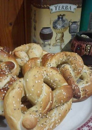 Una foto de Pretzels, receta alemana