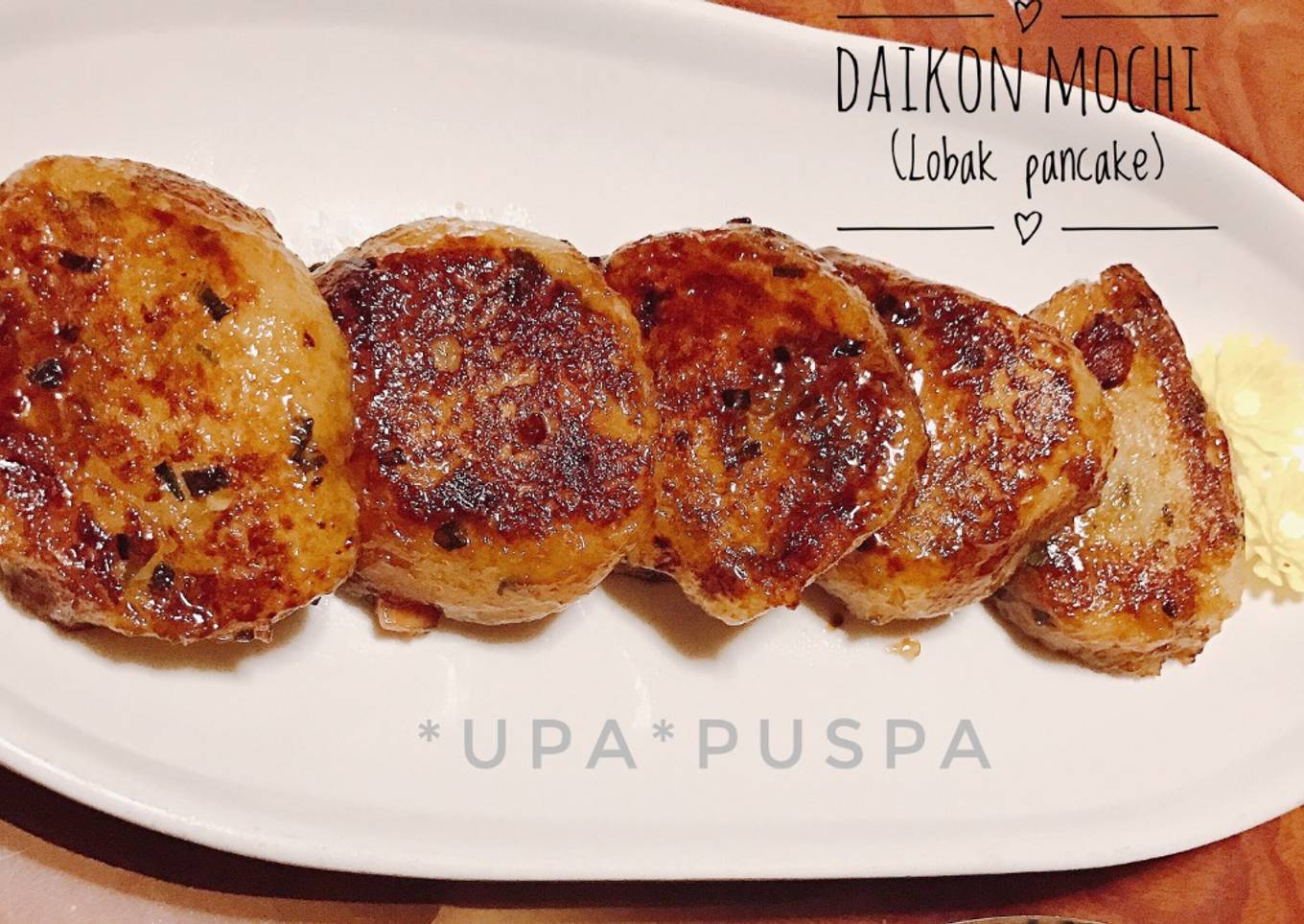Resep Niiyama Japanese Daikon Mochi (lobak pancake)