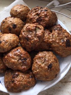 Villámgyors lisztmentes csokis-fehérjés zabkeksz recept fotója