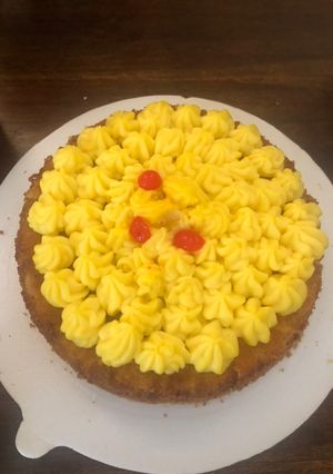 Una foto de Pastel de leche con Crema Pastelera