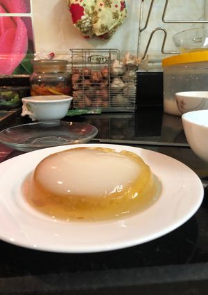 Hình của món Đông sương nhân flan.