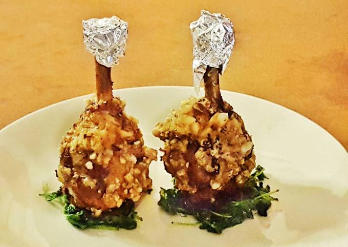 Pollo en Tempura de Almendra y Pistacho con Rúcula frita Receta de Johnny  LIZARD- Cookpad