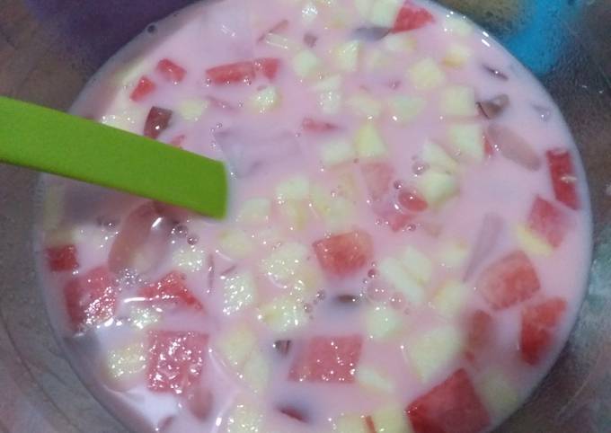 Resep Es Buah Seadanya Oleh Ida Pramita Sholikhah Cookpad