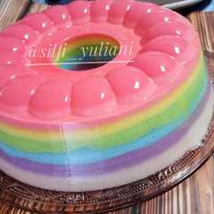 Puding busa pelangi রেসিপির প্রধান ছবি