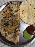 पनीर सब्जी पराठा