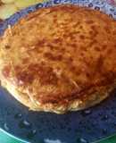 Пирог из лаваша с колбасой и сыром