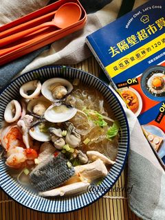辣味海鮮冬粉湯 的食譜成品照片