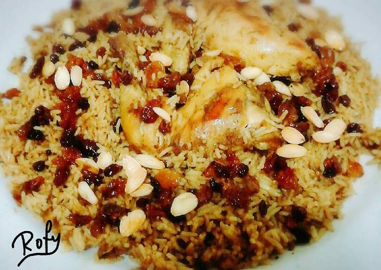 دجاج وأرز بالخلطة اللذيذة