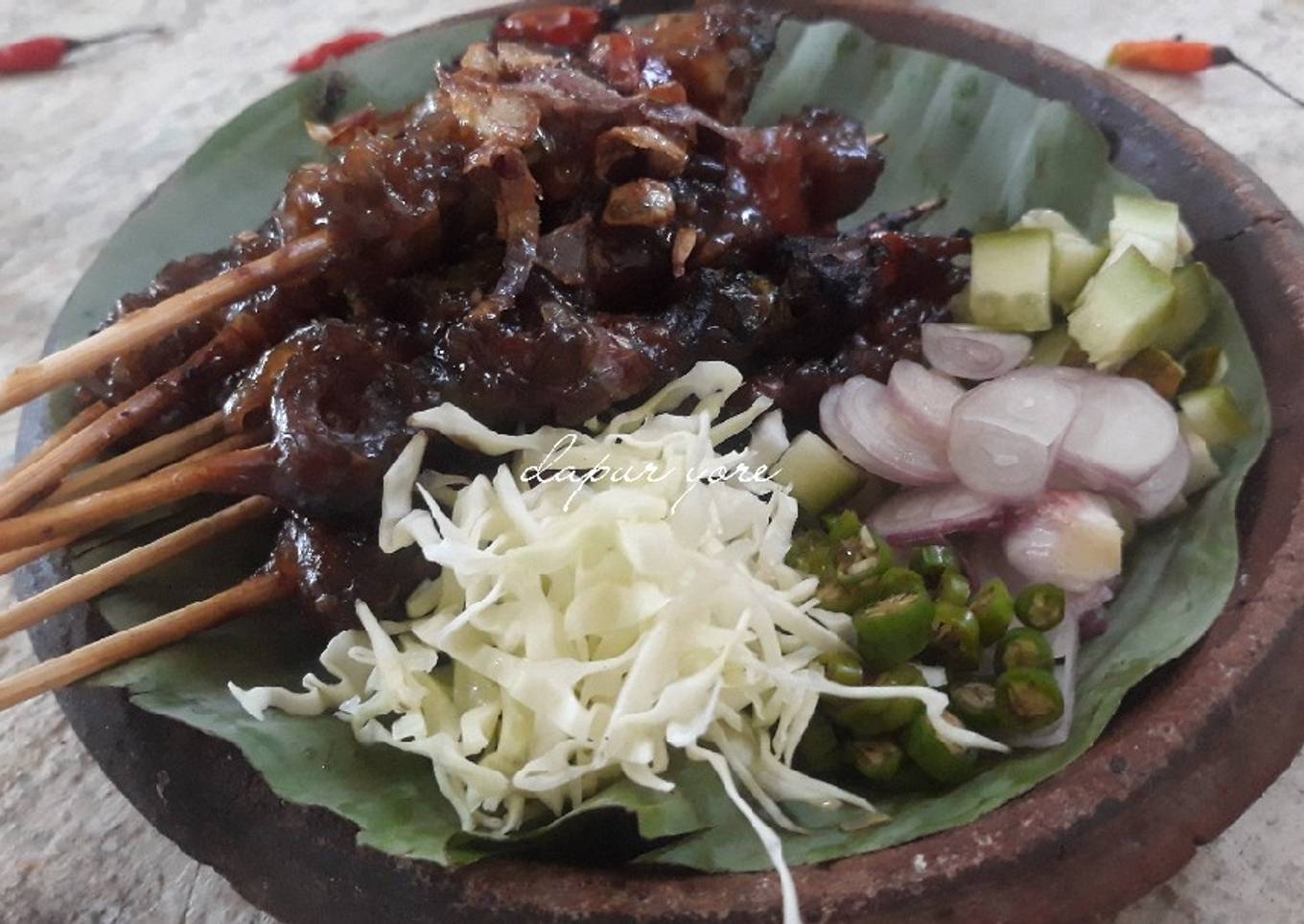 Sate Kere khas SOLO #vegetarian satay