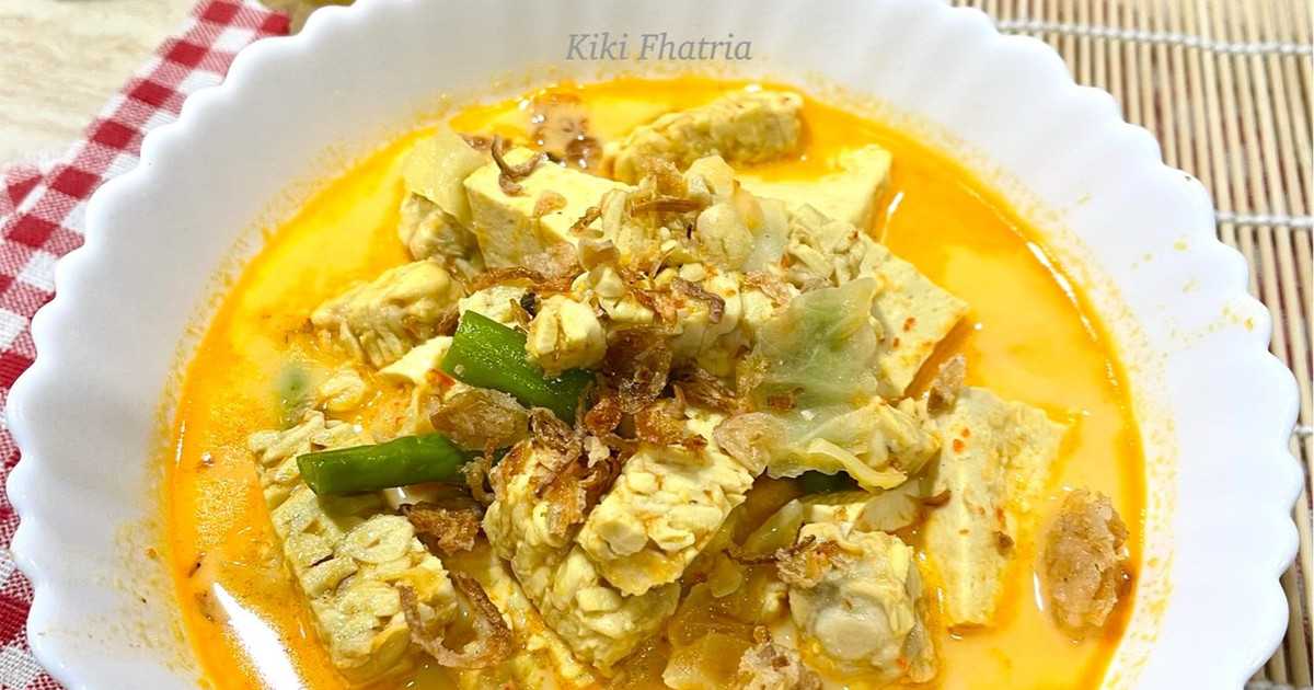Resep Tempe Tahu Kuah Kuning Paling Praktis dan Simple