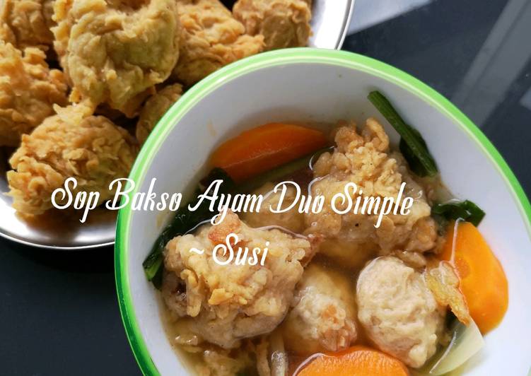 12 Resep: Sop bakso ayam duo simple Untuk Pemula!