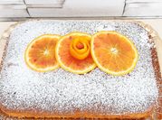 Una foto di torta all'arancia