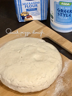 Foto resep Simple & quick pizza dough (no yeast, just 2 ingredients)