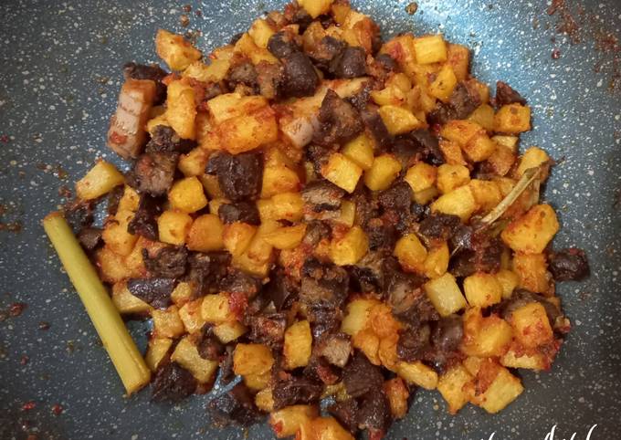 Resep Sambal Goreng Kentang Ati Ayam, Enak