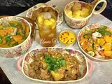 Mâm cơm mùa hè với sắc màu rực rỡ