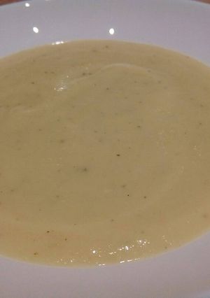 Una foto de Crema de calabacín