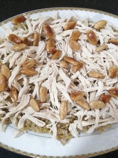 صورة لوصفة فريك مع دجاج