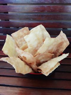 Foto resep Krupuk Pangsit Goreng