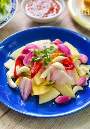 Hình của món Dưa Đu Đủ Ngâm Chua Ngọt.