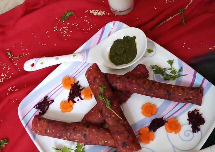 How to Prepare Any-night-of-the-week Garden Beet and carrot parathas