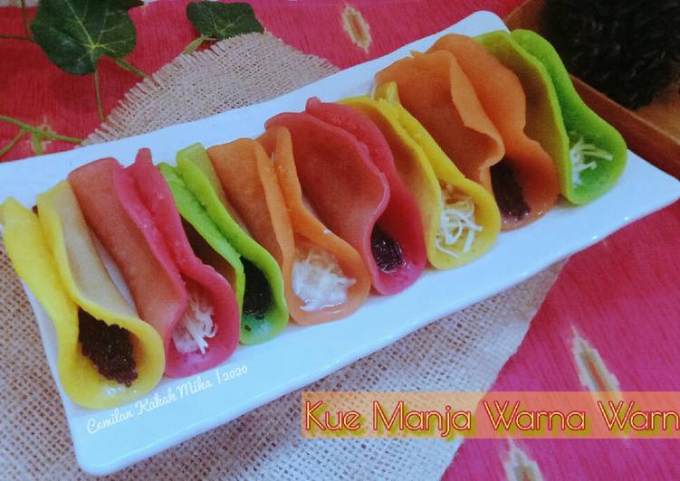 Resep Kue Manja Warna Warni Anti Gagal