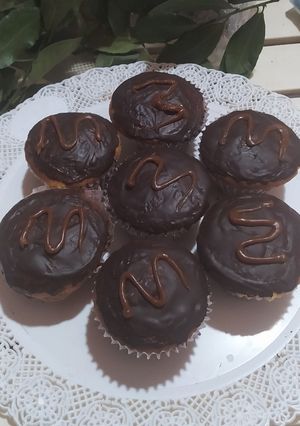 Una foto de Muffins de Dulce de Leche y Chocolate