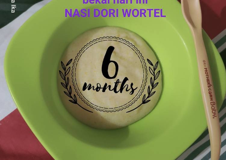 Rahasia Membuat Mpasi 6m Dori Wortel yang Gurih