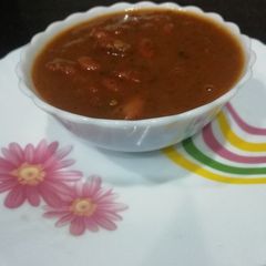 A picture of Rajma Masala.