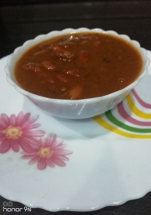 A picture of Rajma Masala.